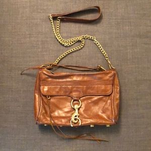 Large Mac Rebecca Minkoff Bag in Brown Leather